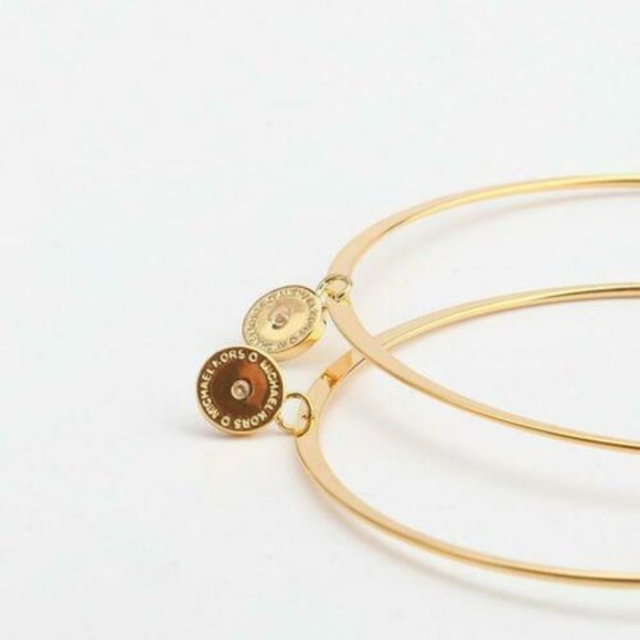 Michael Kors Whisper Pave Charm Silver Earrings - Picture 9 of 9